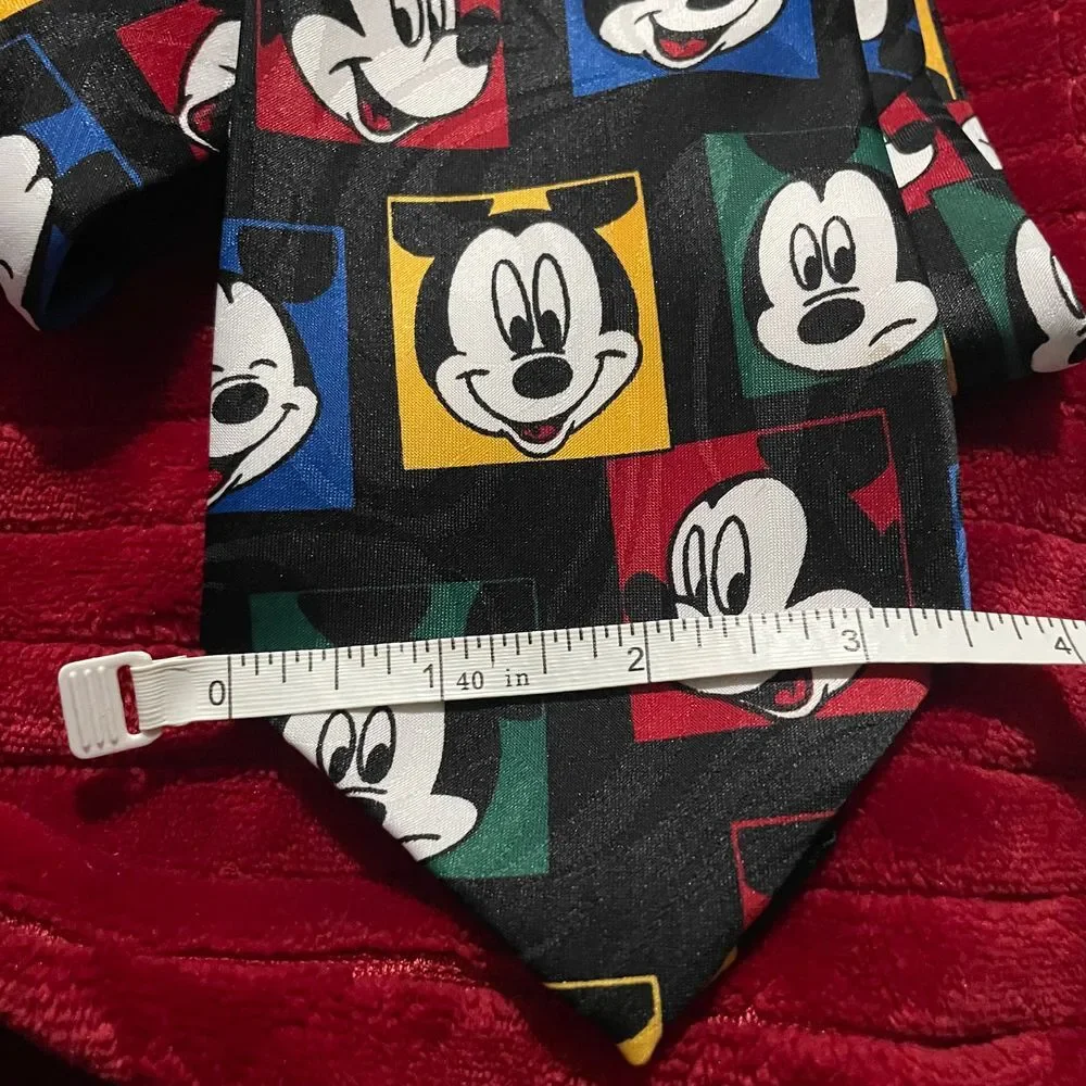Mickey Disney Balancine Inc The Tie Works Vintage classic polyester necktie‎